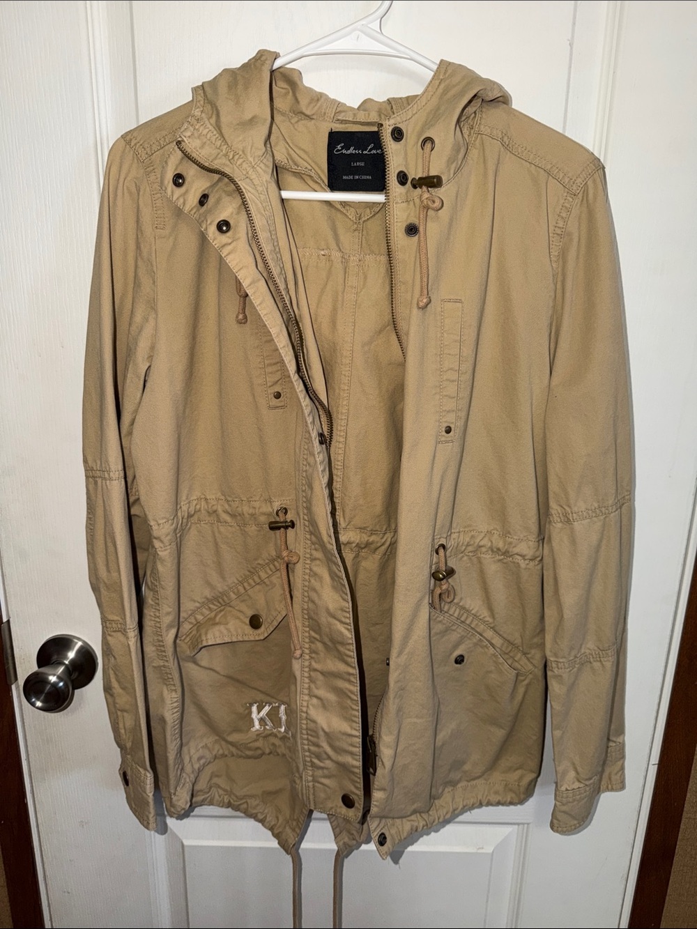 Eddie Bauer Women's Hooded Field Jacket - Tan